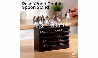 ProDecor Classic Wooden Cutlery Holder