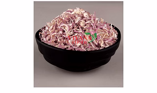 Dehydrated pink Onion Kibbled