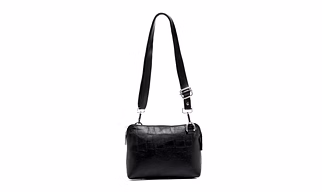 Urban Luxe Buff Leather - Croco Textured Sling Bag