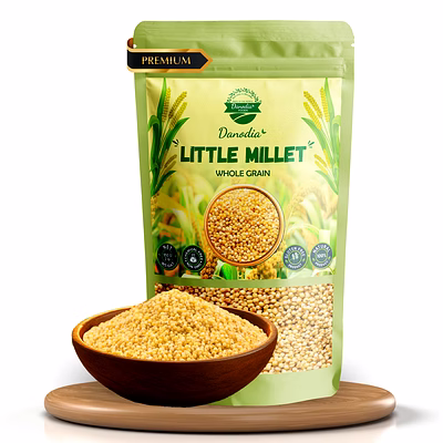 danodia foods supreme little millet -1kg | gluten free, super healthy, nutritious, 100% chemical free millets | indian millets
