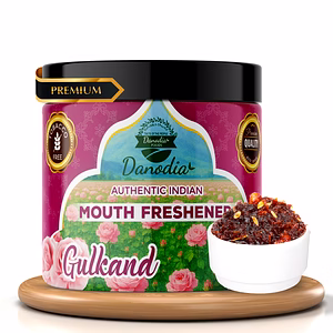 Danodia Foods Gulkand 100g (3.53oz) Authentic Indian Mouth Freshener (Mukhwas) | Gulkand & Rose, Non Tobacco, Alcohol Free | Authentic Natural Mouth Freshner | FDA Registered