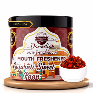 Danodia Foods Gujarati Sweet Paan 100 g (3.53 oz) — Authentic Indian Mouth Freshener (Mukhwas), Gulkand • Fennel, Non‑Tobacco, Alcohol Free | Authentic Natural Mouth Freshner | FDA Registered