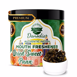 danodia foods dried sweet paan 100 g (3.53 oz) — authentic indian mouth freshener (mukhwas), dry dates • rose • fennel, non tobacco, alcohol free | authentic natural mouth freshner