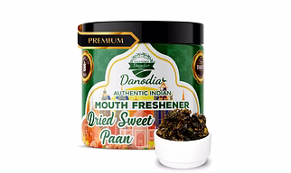 Danodia Foods Dried Sweet Paan 100 g (3.53 oz) — Authentic Indian Mouth Freshener (Mukhwas), Dry Dates • Rose • Fennel, Non Tobacco, Alcohol Free | Authentic Natural Mouth Freshner