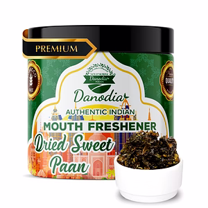 Danodia Foods Dried Sweet Paan 100 g (3.53 oz) — Authentic Indian Mouth Freshener (Mukhwas), Dry Dates • Rose • Fennel, Non Tobacco, Alcohol Free | Authentic Natural Mouth Freshner