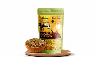 Danodia's Zoolulu Budgies & Finches Millet Mix (950g /2 lbs) | Bird Seed Blend for Budgies, Finches & Canaries | Daily Healthy Nutrition