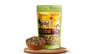 Danodia's Zoolulu Cockatiel & Parrotlet Millet Mix (950g/2 lbs) | Bird Food Blend for Cockatiels, Budgerigars, Parrotlets & Lovebirds | Daily Healthy Nutrition