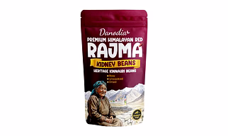 Danodia Foods Himalayan Rajma 900g/2lb, Indian Red Kidney Beans (dried legumes), Grown in Upper Himachal Himalayan Foothills, Whole Dried Beans in Resealable Pouch, for Curry, Rice and Soups