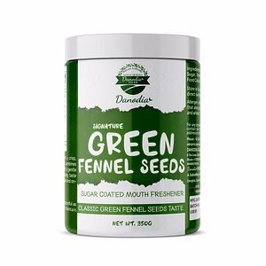 Danodia Food Signature Green Saunf (Fennel Seeds) Mouth Freshener (350g /0.77 lb) | Whole Aromatic Fennel Seeds | Classic Green Saunf Taste & Flavor | After-Meal Use | Resealable Pack