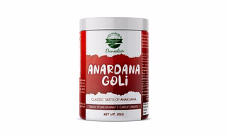 Danodia Foods Anardana Goli 250g | Tangy Pomegranate Candy Drops | Classic Anardana Flavor Digestive Candy | Sweet & Sour Desi Goli | After-Meal Treat