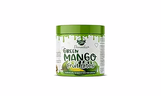 Danodia Foods Raw Mango Jelly Bites, Individually Wrapped Green Mango Chewy Cubes, Tangy Kacha Aam Snack, Soft Ready to Eat Bite Size Treats, Green Mango Bites, 300g (10.58 oz)