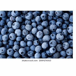 frozen blue berries