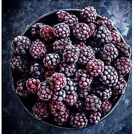 frozen black berries