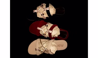 women's stylist flat sandals