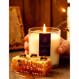deer fragrance soywax jar candles