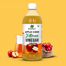 dr. patkar’s apple cider vinegar filtered 500ml