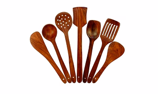 Handicrafts Wooden Serving And Cooking Spoons
