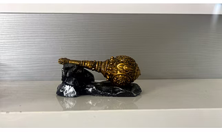 LORD HANUMAN GADA POLYRESIN FOR HOME DECOR AND CAR DASHBOARD