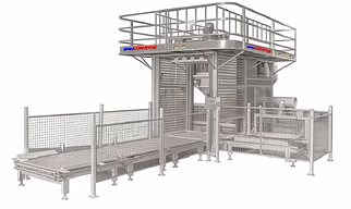 Automatic Sack emptying system