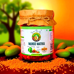 tara-ra-ra mango methia pickle | authentic aam ka achar with methi masala