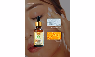 Dr. Rana’s Vitamin C Face Serum with Hyaluronic Acid & Calendula – Brightening, Anti-Aging & Hydrating Skin Care Solution