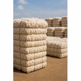 raw cotton bales