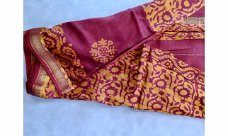 HAND WOVEN MAHESHWARI SAREE