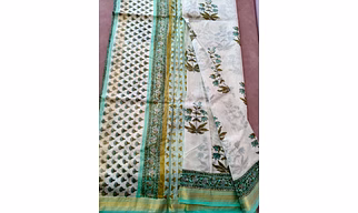 HAND WOVEN MAHESHWARI SAREE