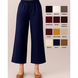 cotton flex palazzo pants