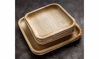 10×10 inches Areca leaf Square Plate