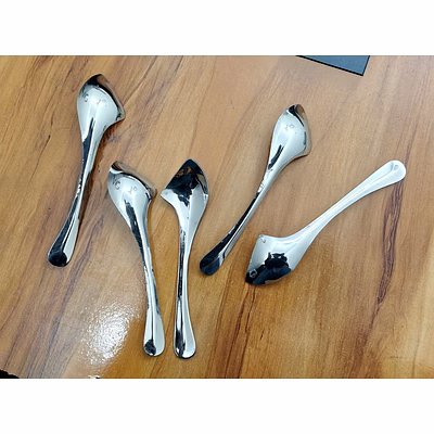 stainless steel ice cream spoon