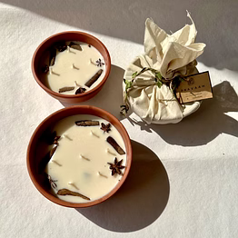 cinnamon vanilla 7 wick soy wax candle