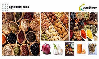 Cereals and Soyabean seed, Fish and Spices