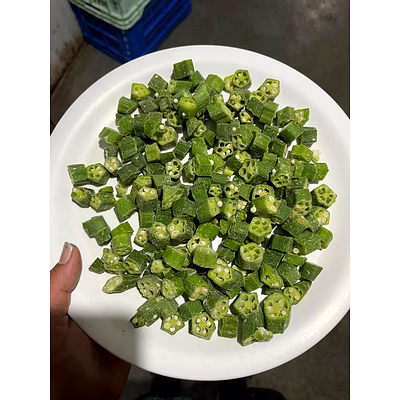 iqf lady finger (okra/bhindi)/frozen and chilled