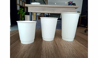 Double wall paper cups