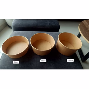 Paper Salad Bowls & Lids