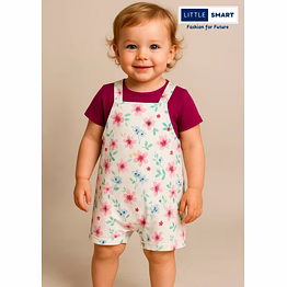 textile dungaree set
