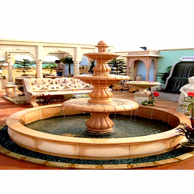 sandstone fountain