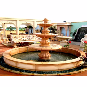 Sandstone fountain