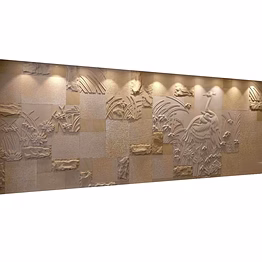 sandstone wall mural