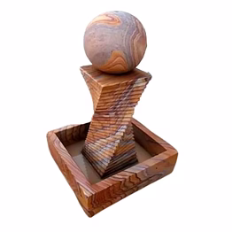 stone ball fauntain