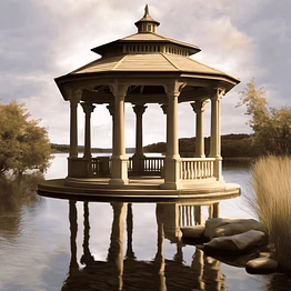 stone gazebo