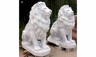 Stone Lion Statue
