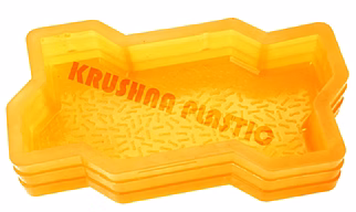 ZIG ZAG PVC Rubber Mould by Krushna Plastic - Enhance Your Paving Projects