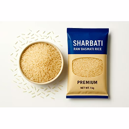 sharbati basmati rice – raw