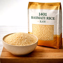 1401 basmati rice raw
