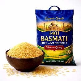 1401 basmati rice golden sella
