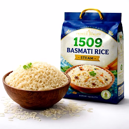 1509 basmati rice steam