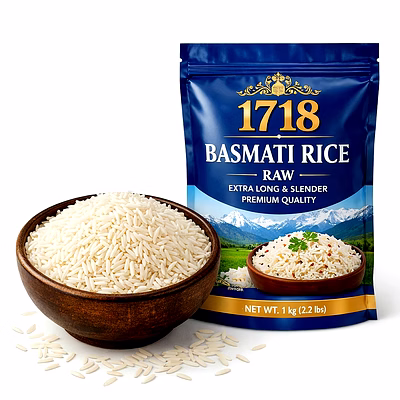 1718 basmati rice raw