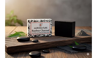 AURONATURE - BAMBOO CAHRCOAL SOAP